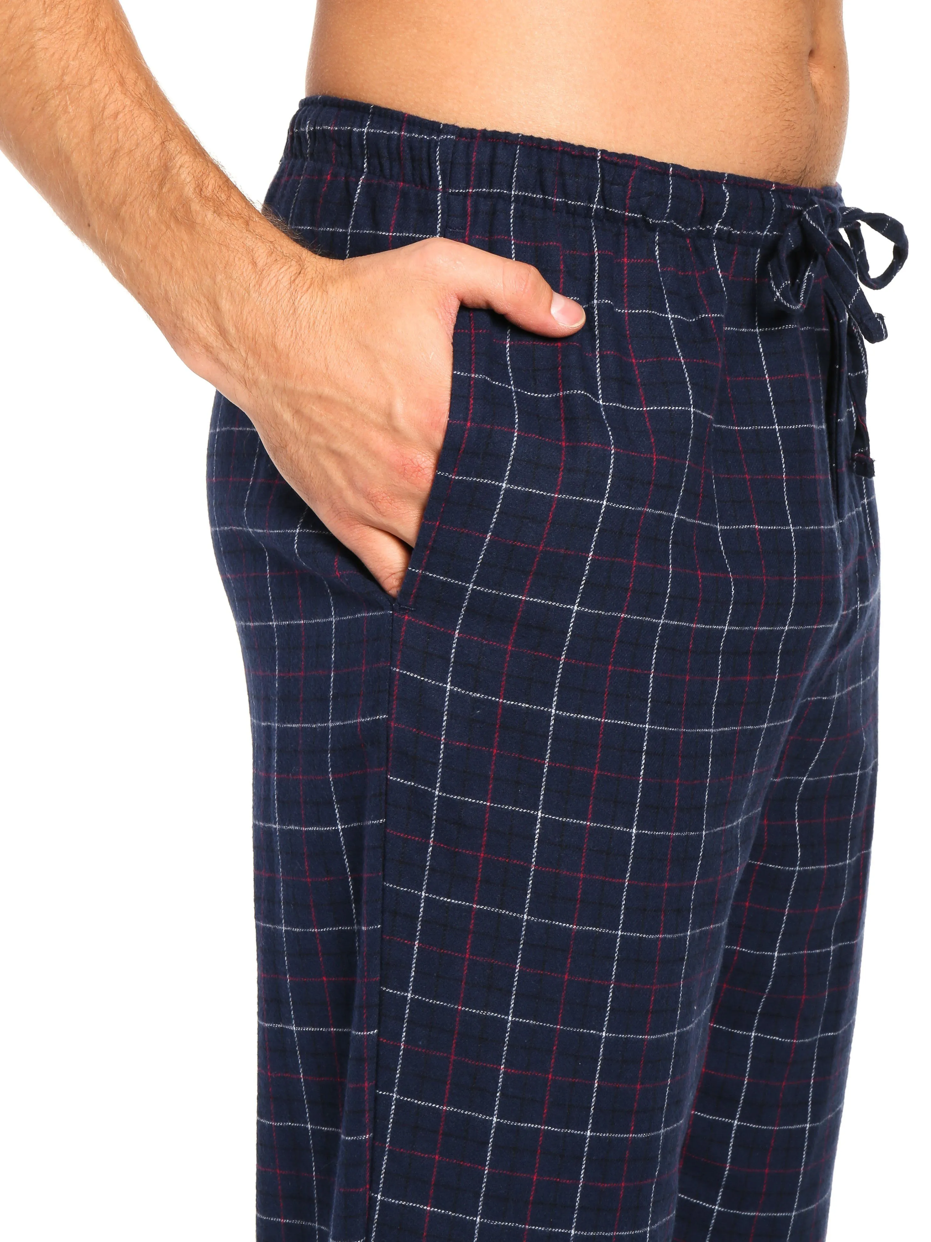 Men's 100% Cotton Flannel Lounge Pants