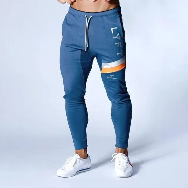 Men's Sweatpants Fitness Bodybuilding Pants - Casual Print Men's Joggers Pants (D9)(TG4)