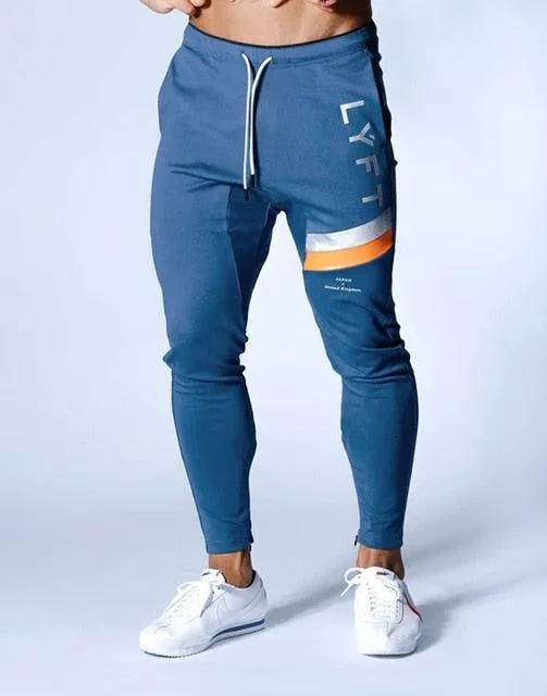 Men's Sweatpants Fitness Bodybuilding Pants - Casual Print Men's Joggers Pants (D9)(TG4)