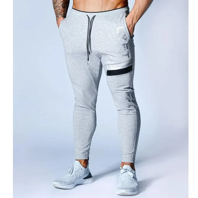 Men's Sweatpants Fitness Bodybuilding Pants - Casual Print Men's Joggers Pants (D9)(TG4)