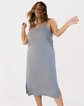 Mineral 100% French Flax Linen Midi Dress