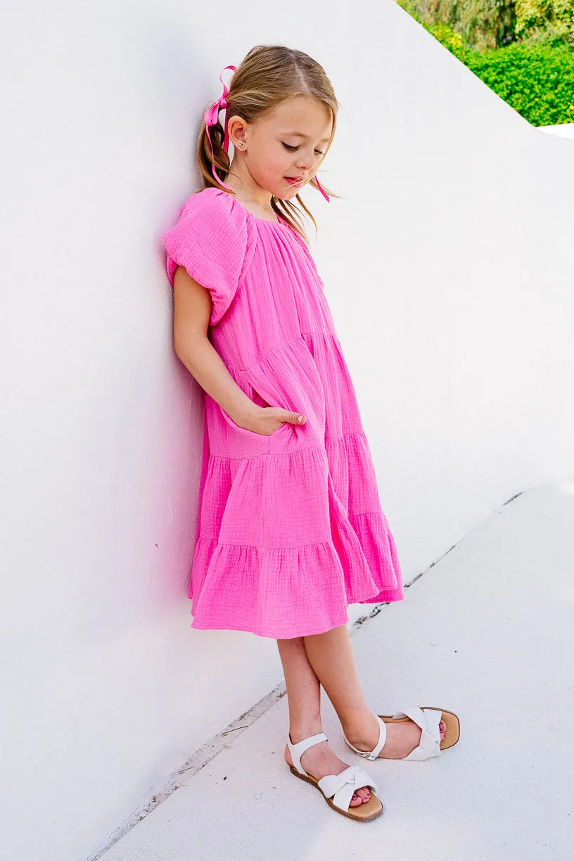 Mini Harvey Dress in Pink - FINAL SALE