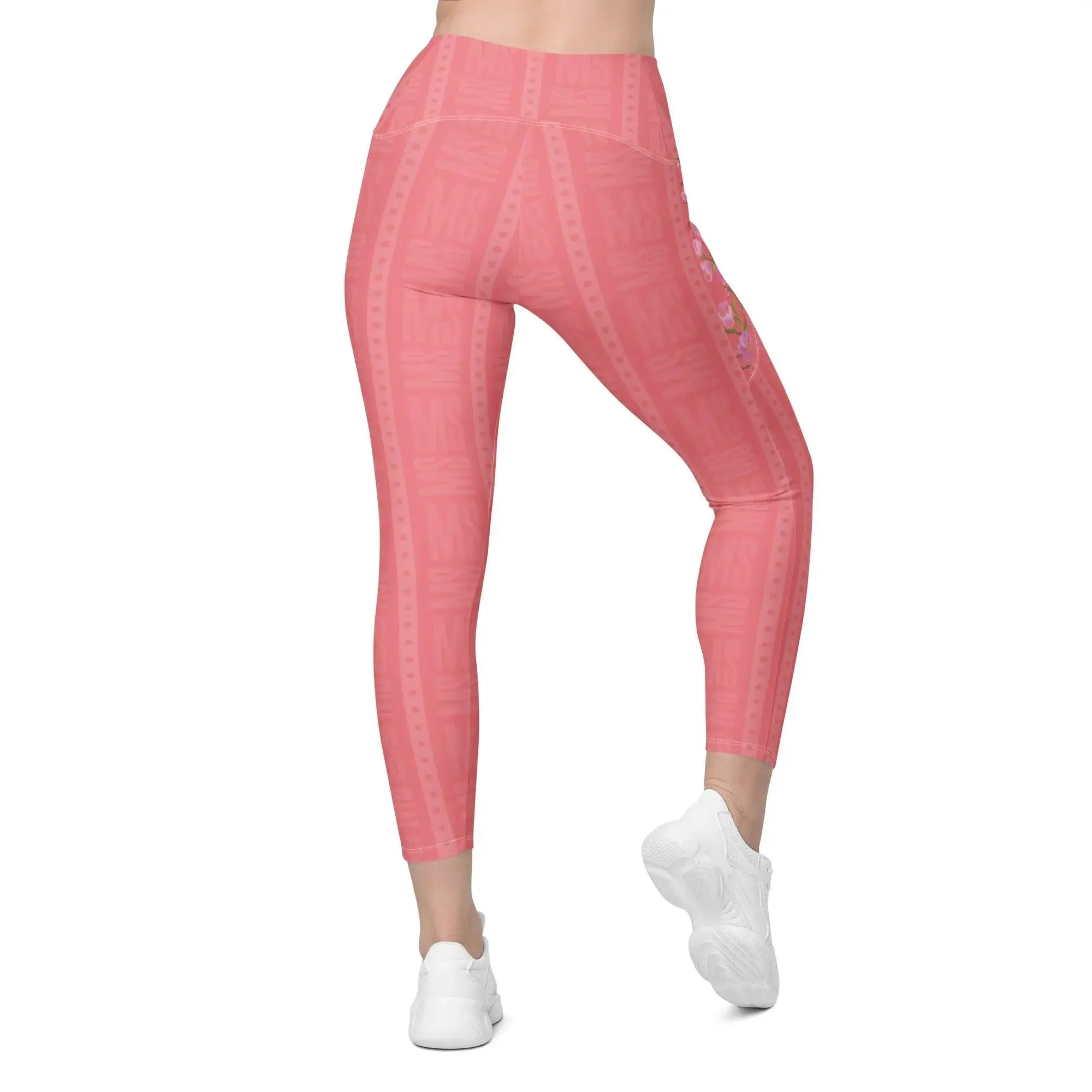 Misha Crossover Coral leggings with pockets