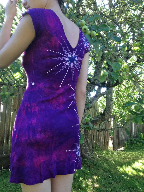 Moon Berry Organic Cotton Batik Dress