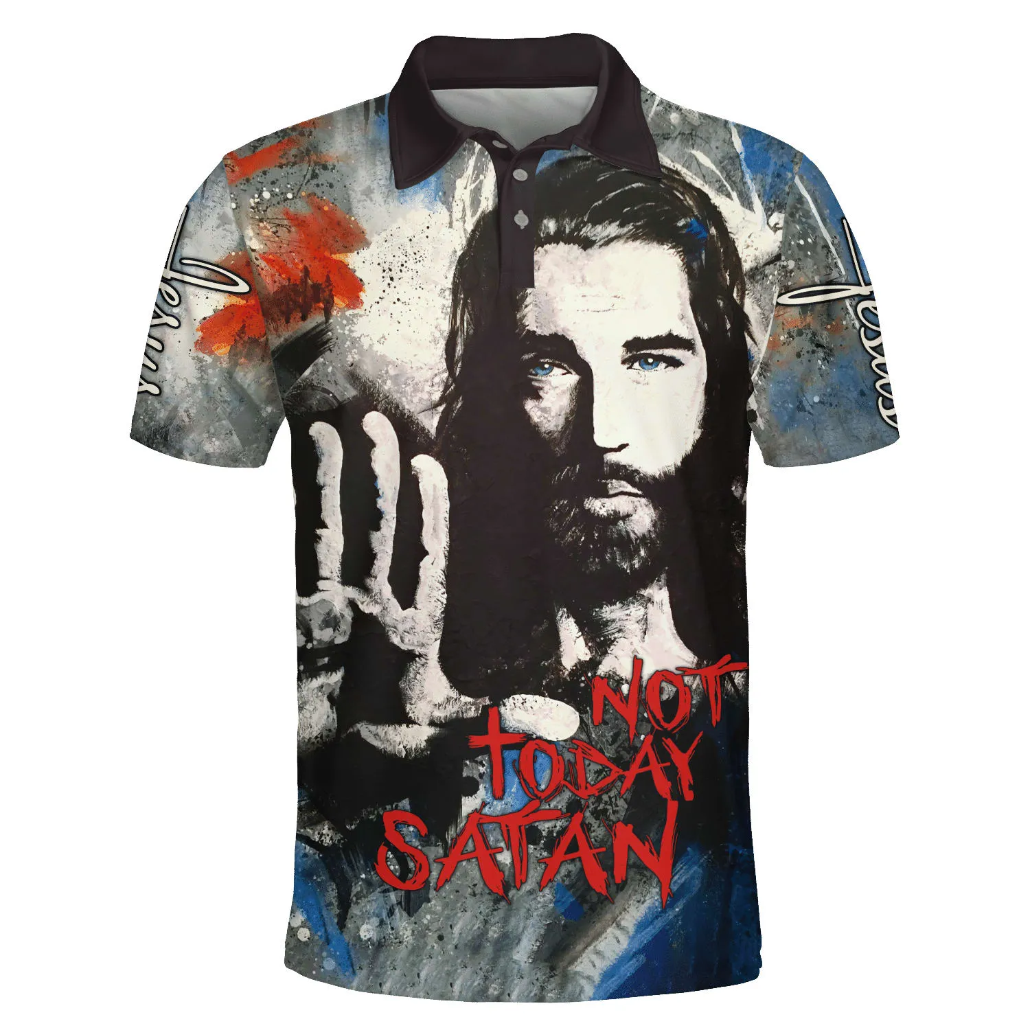 Not Today Stan Jesus Polo Shirt - Christian Shirts & Shorts