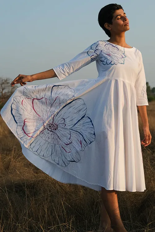 Okhai 'Layla' Hand Embroidered and Mirrorwork Dress