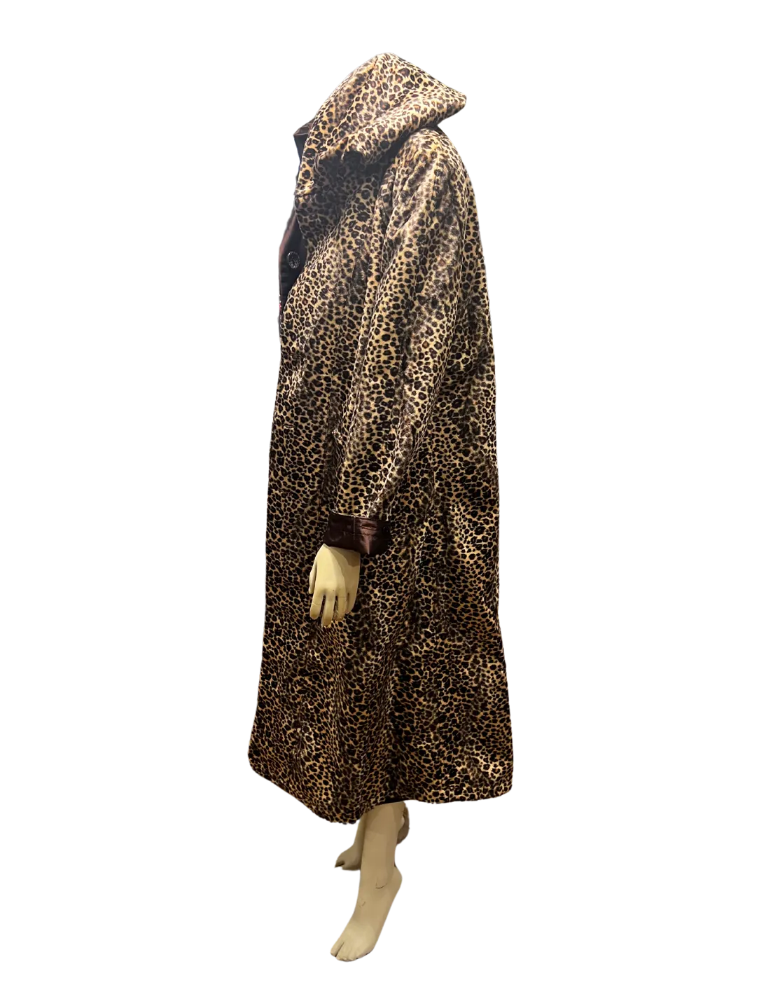 OOPERA Reversible Leopard Print  Raincoat