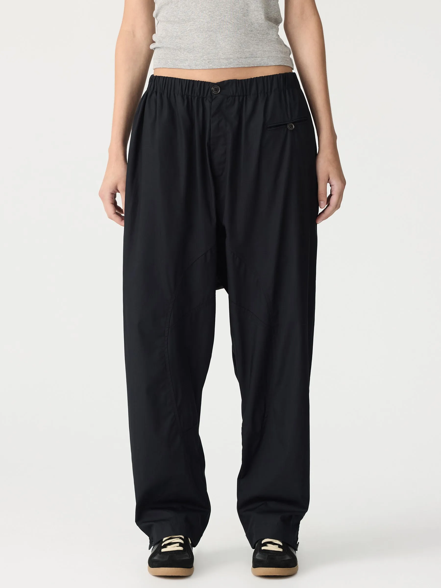 organic cotton voluminous pant