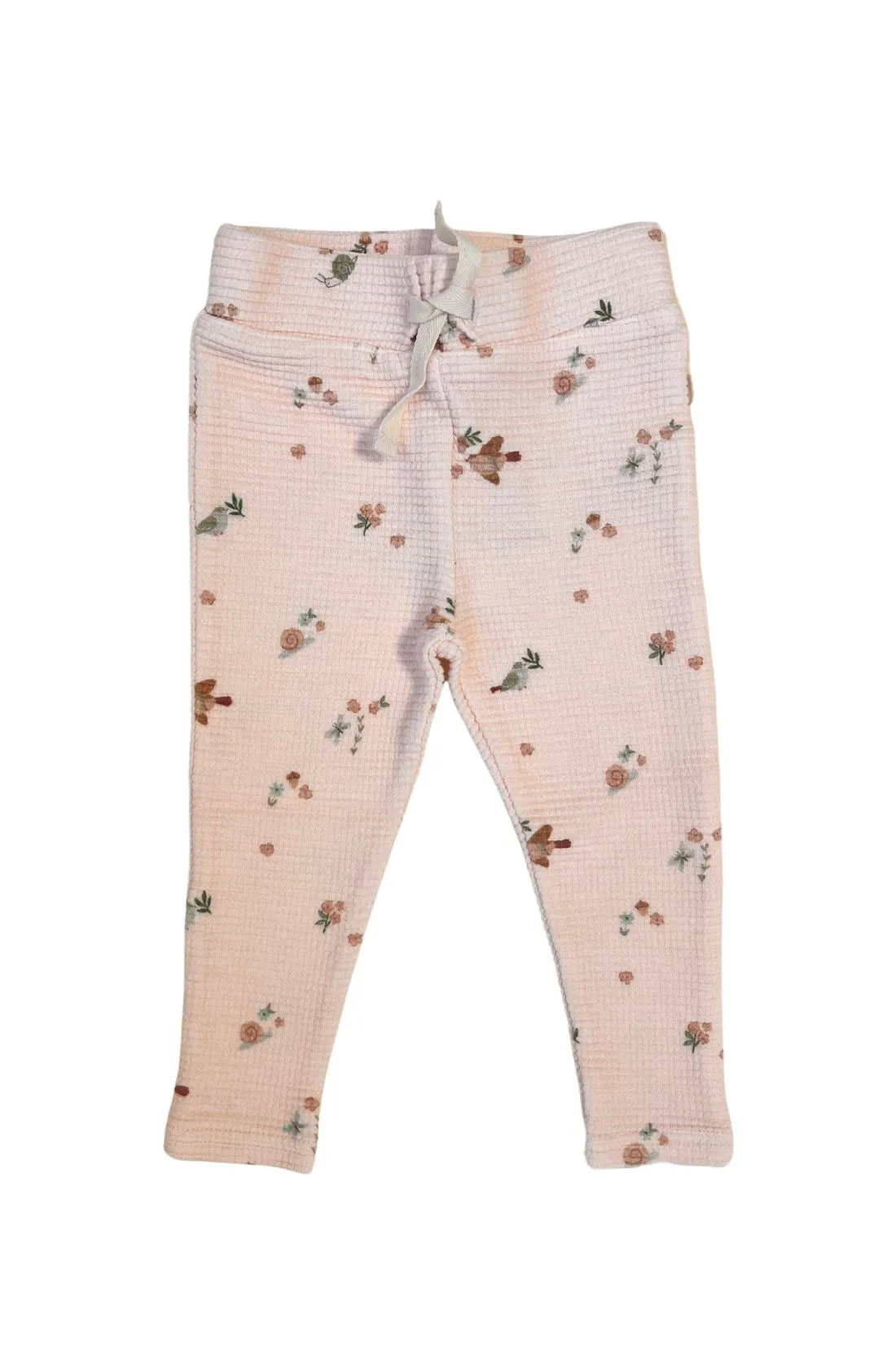 Organic Cotton Waffle Legging | Birds