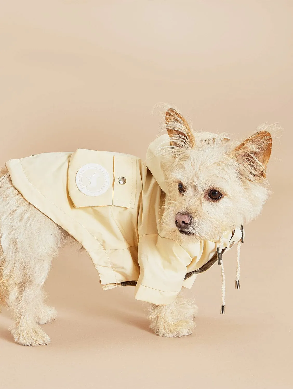 Original Water-Repellant Dog Raincoat | Yellow