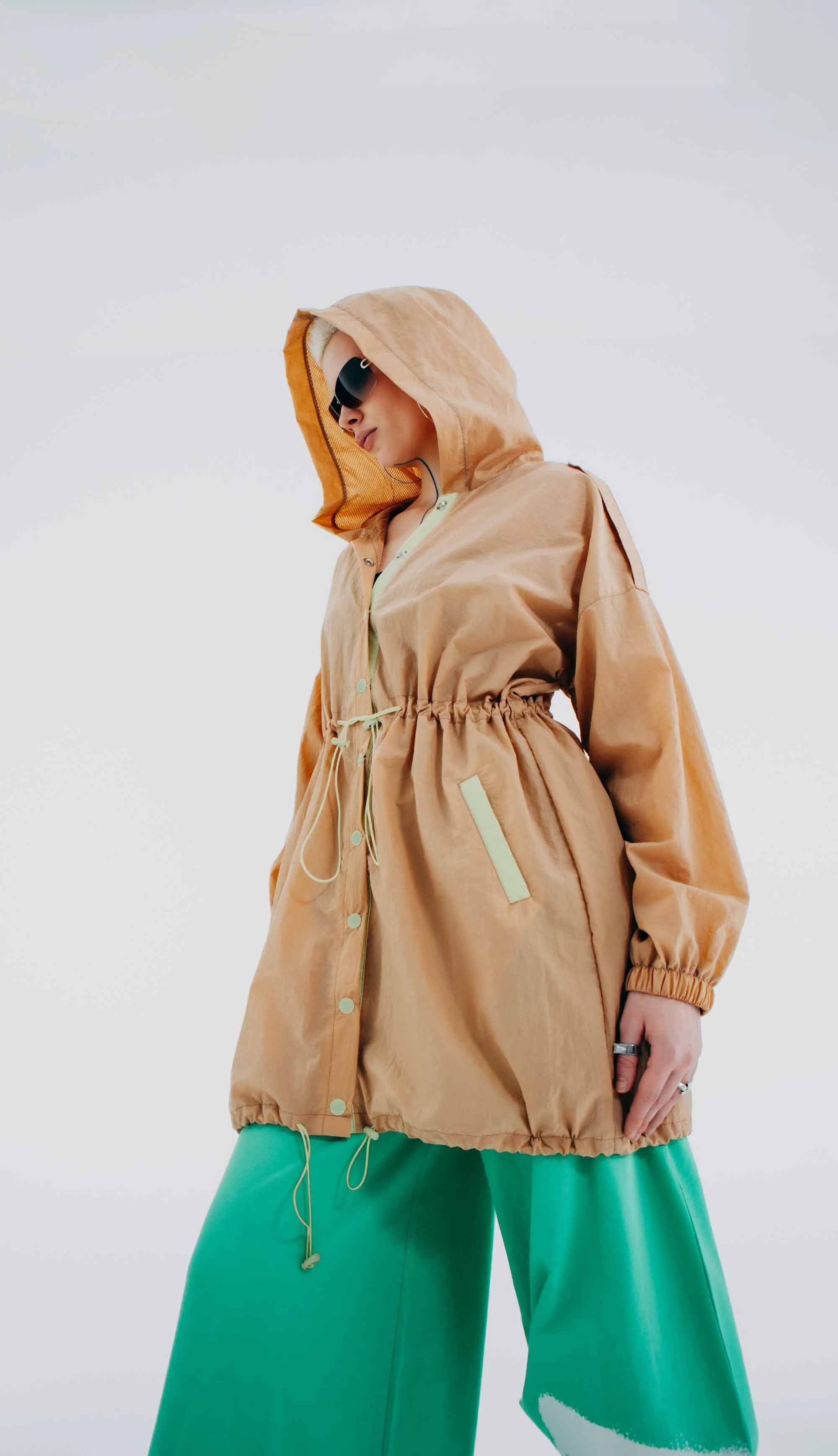 Oversized Adjustable Raincoat