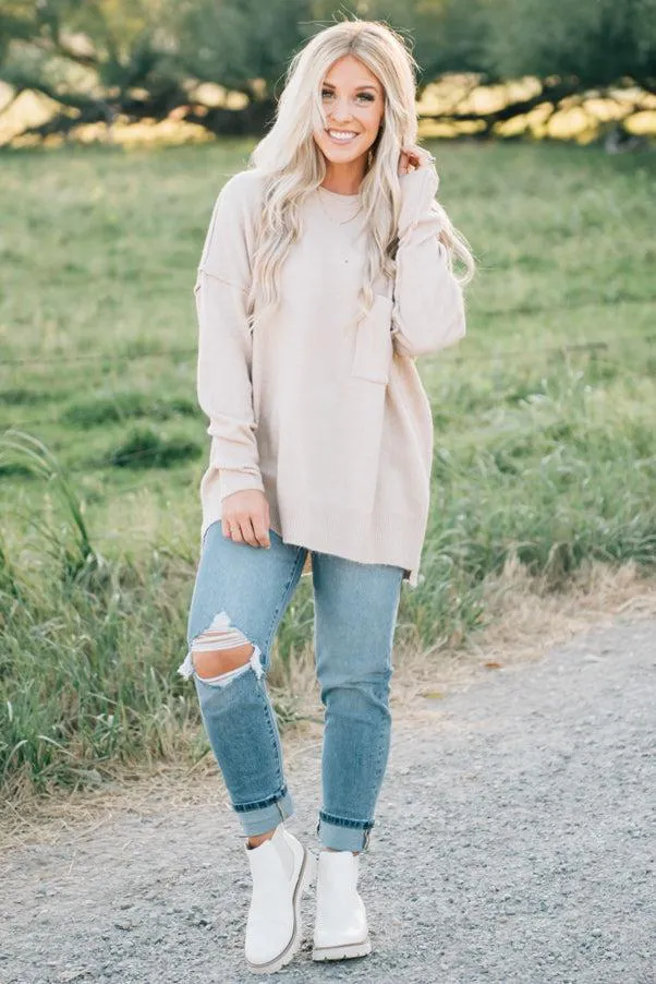 Oversized Pocket Sweater