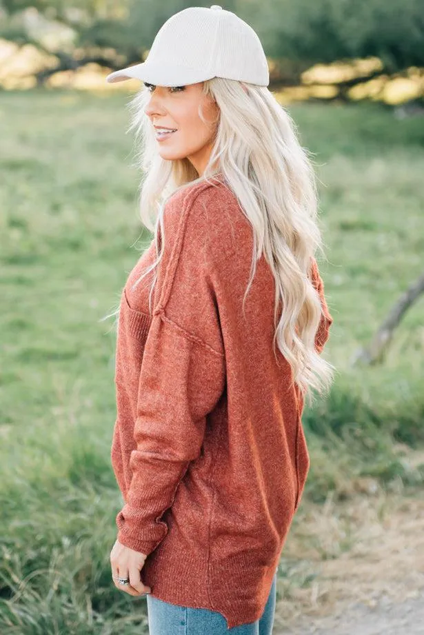 Oversized Pocket Sweater