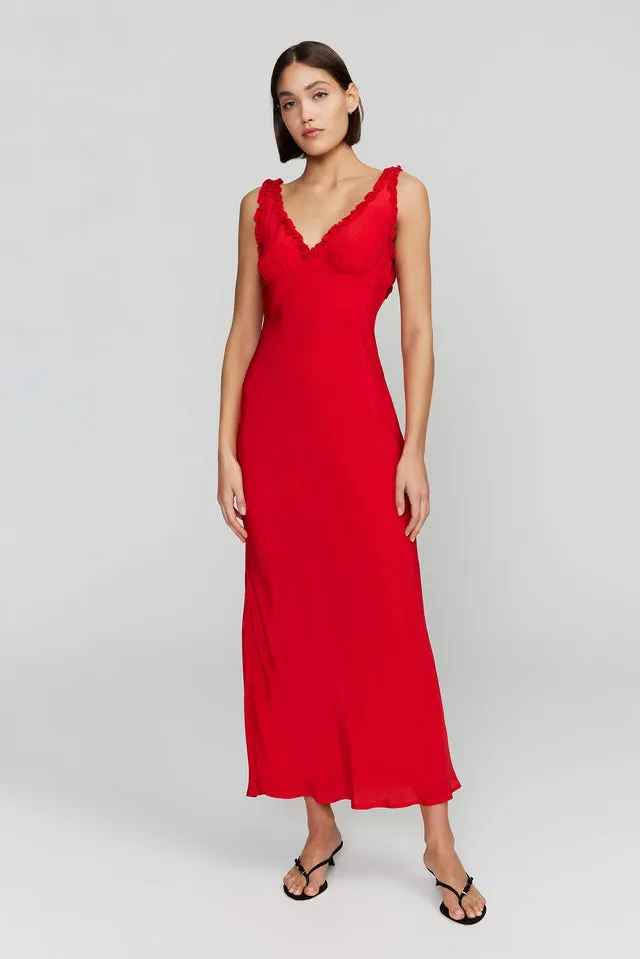 OWNLEY Bella Midi Slip Dress