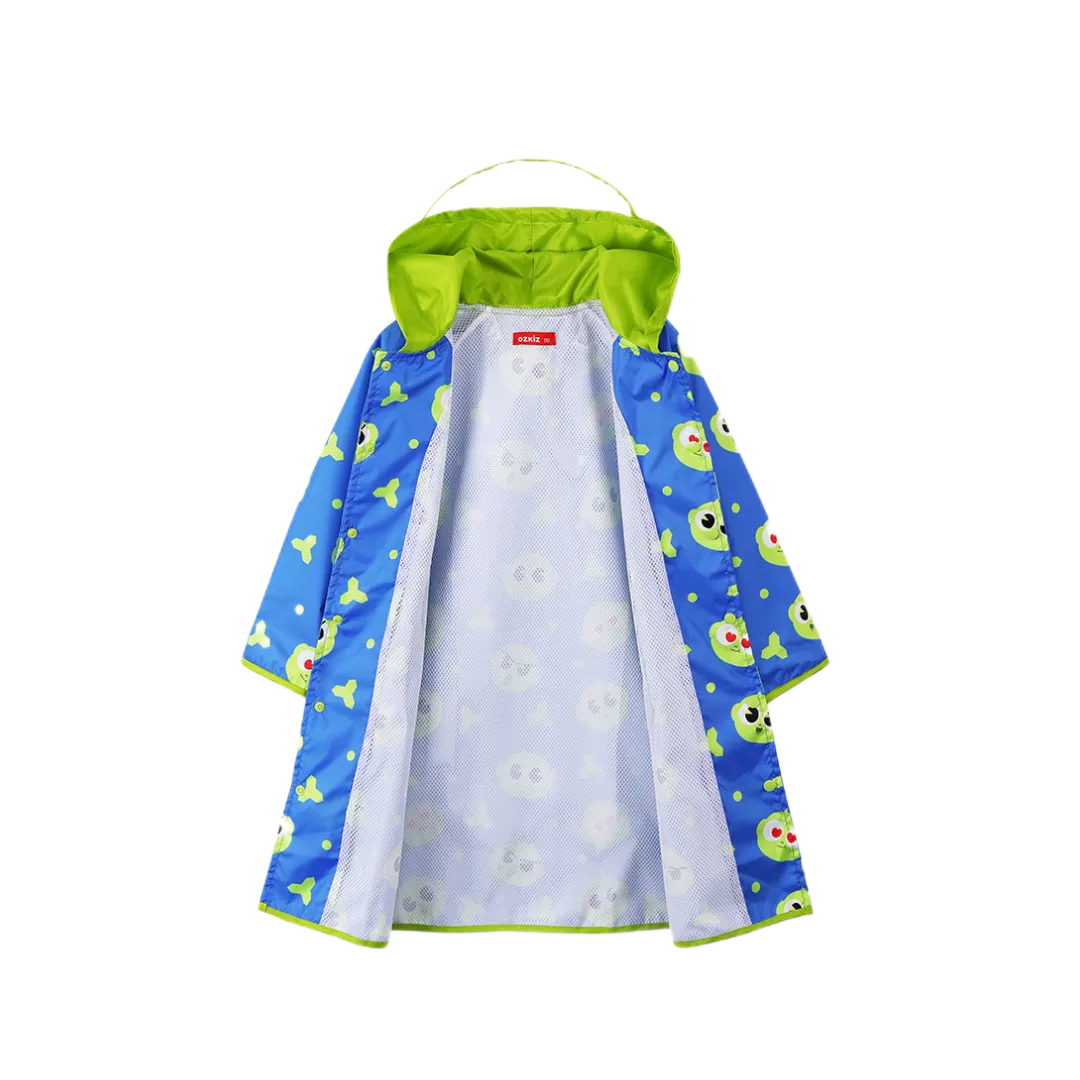 Ozkiz Blue Shinbi Rain Coat 藍色 Shinbi雨衣 (100-120)