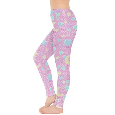 Pastel Party Pink Leggings [made to order]