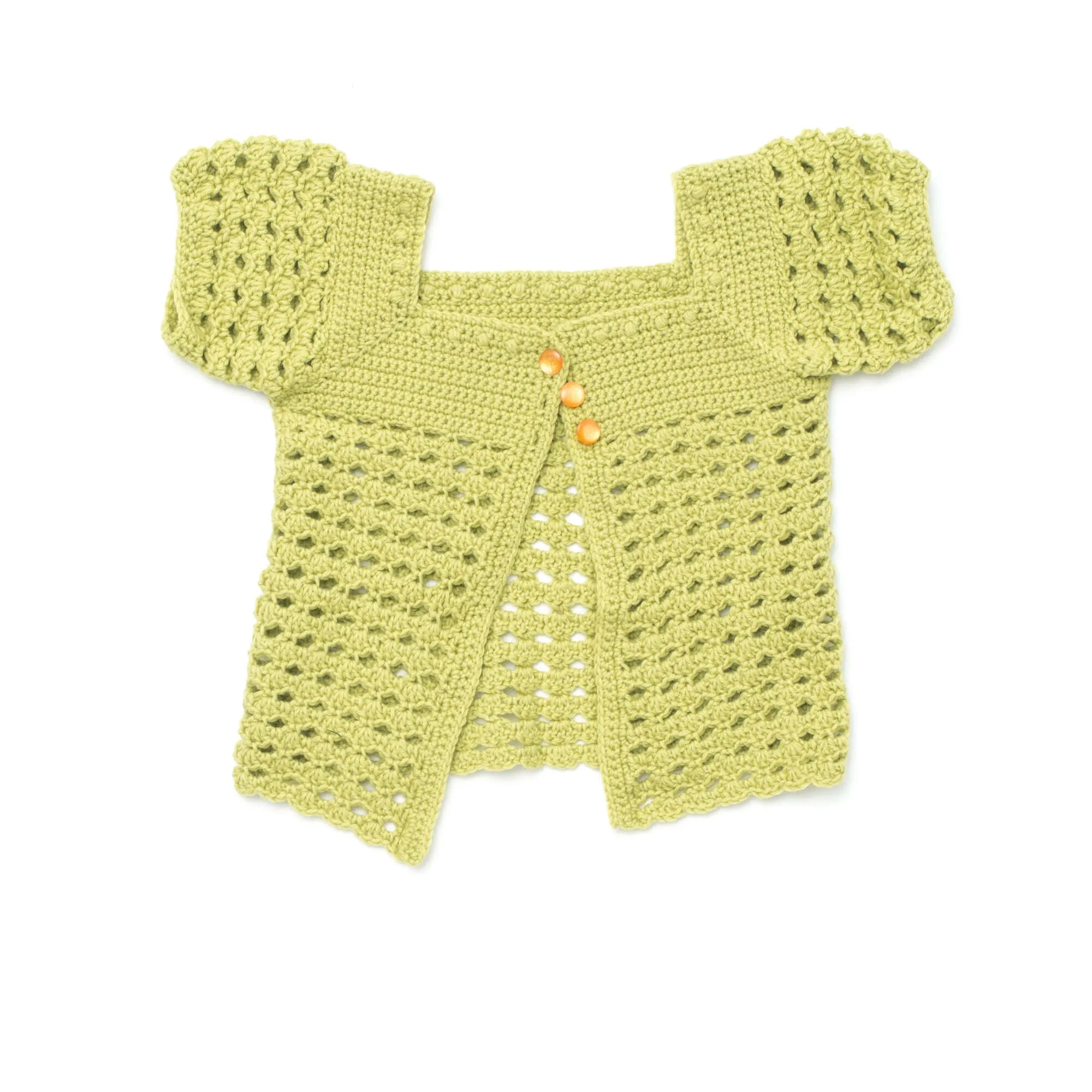 Patons Girl's Playground Crochet Cardigan