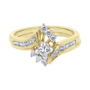 Princess Diamond Ready for Love Bridal Set 1/2ct