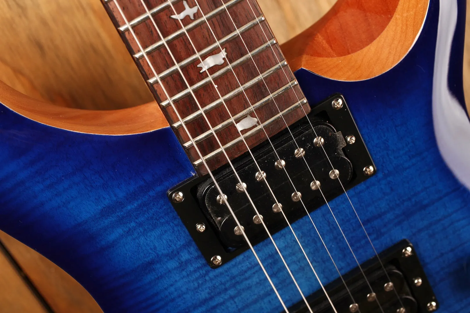 PRS SE Custom 24 Faded Blue Burst