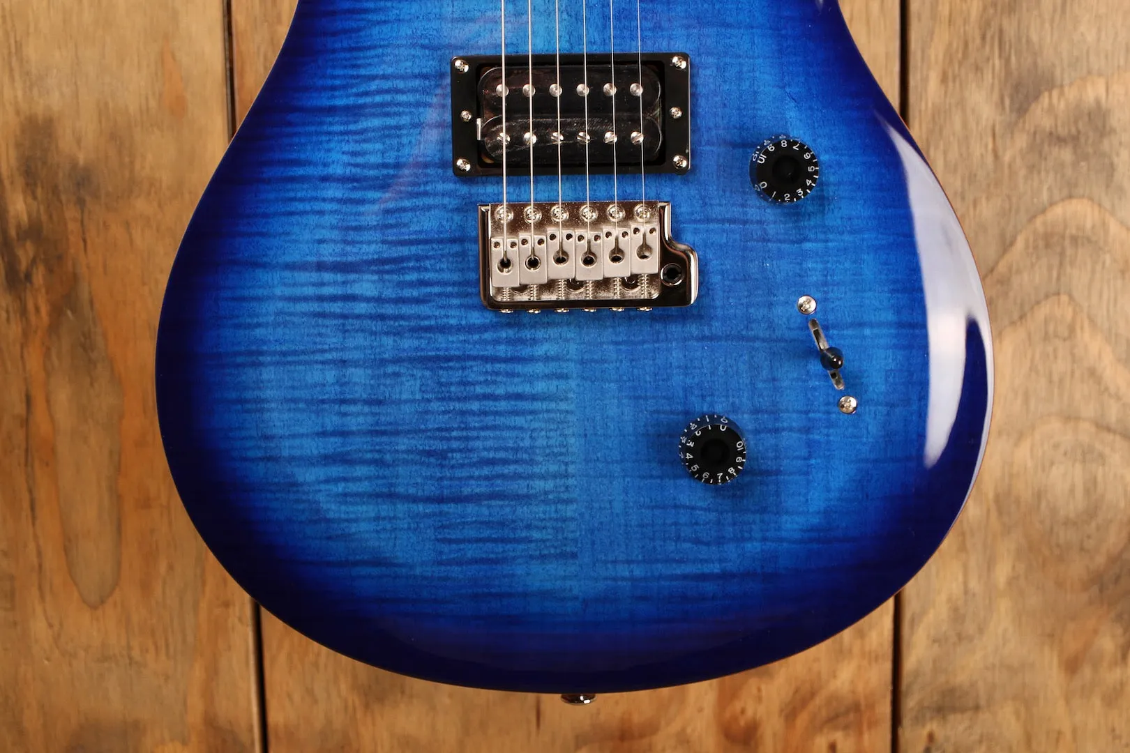 PRS SE Custom 24 Faded Blue Burst