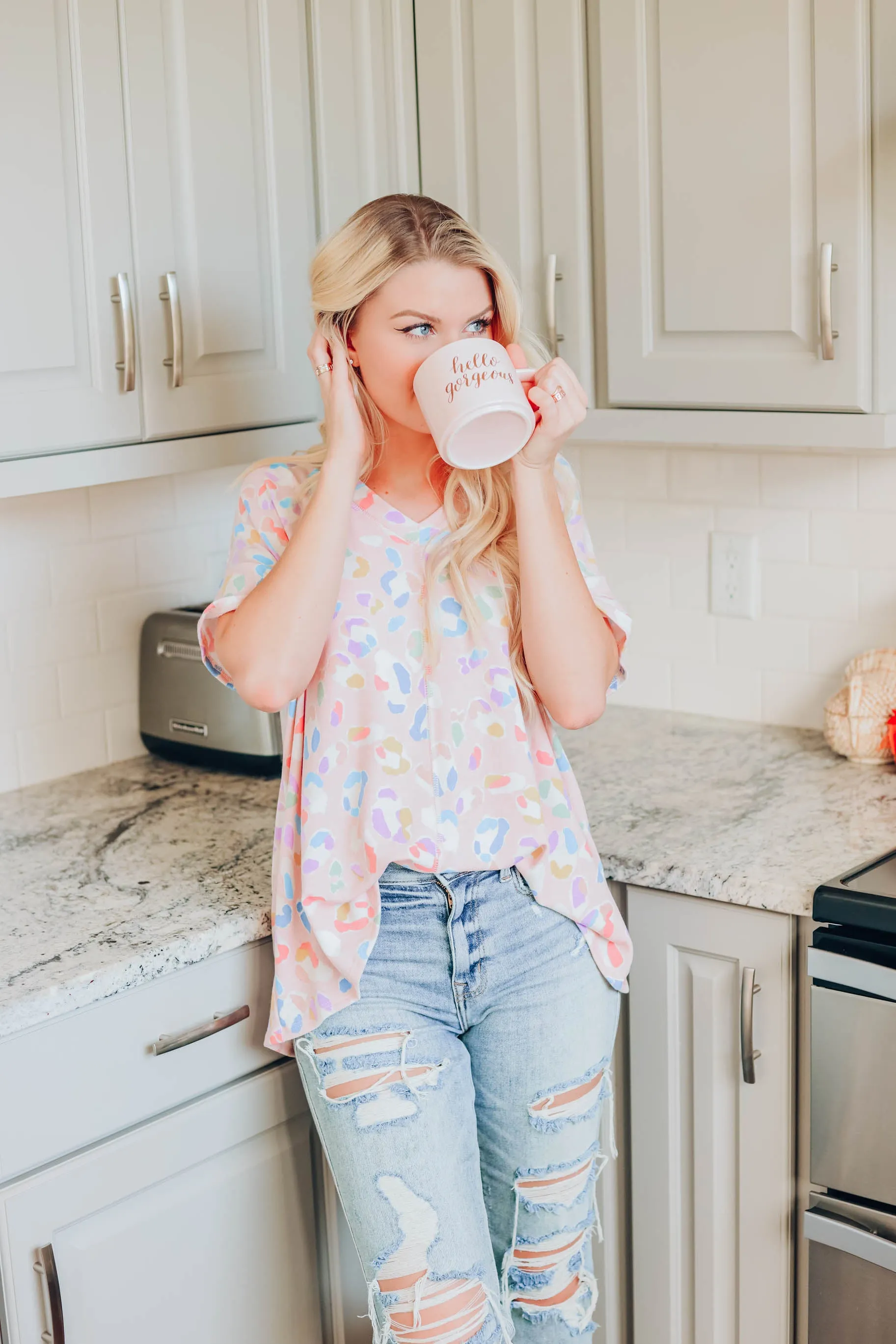 Purr-fectly Comfy Leopard Top