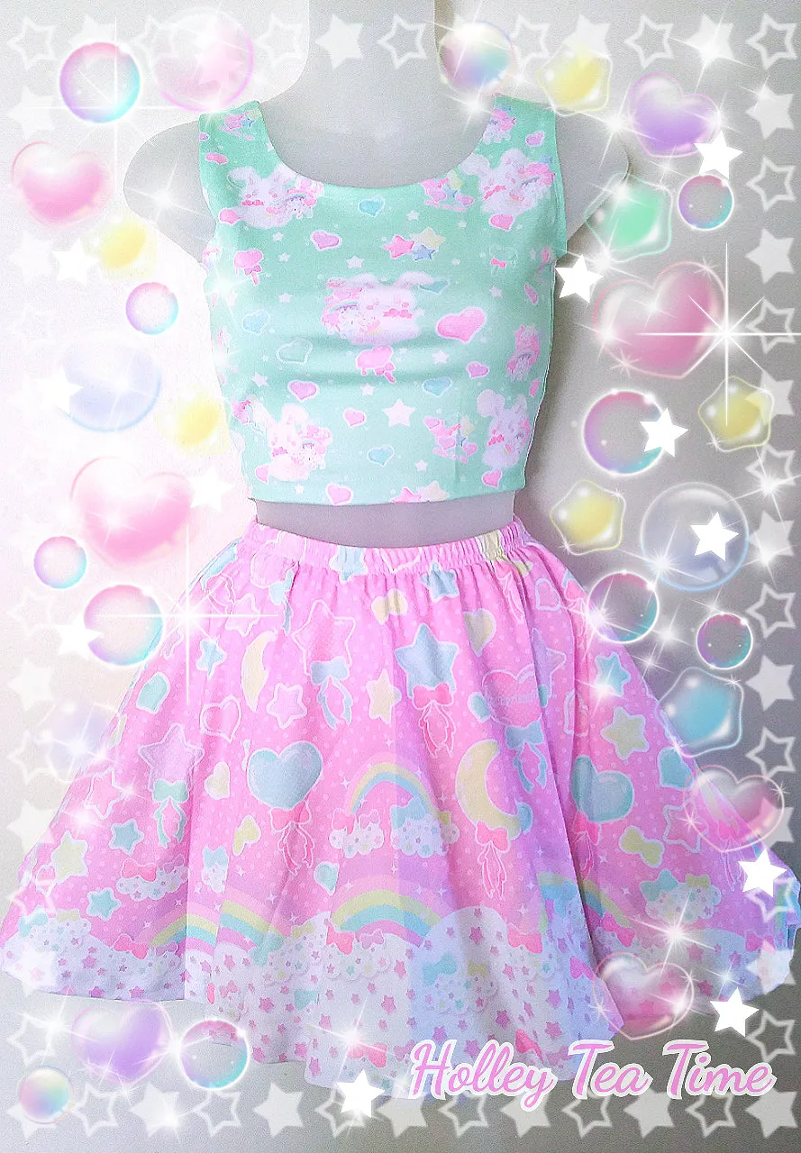 Rainbow Sweets Mint 2nd gen. Crop Top [Made To Order]