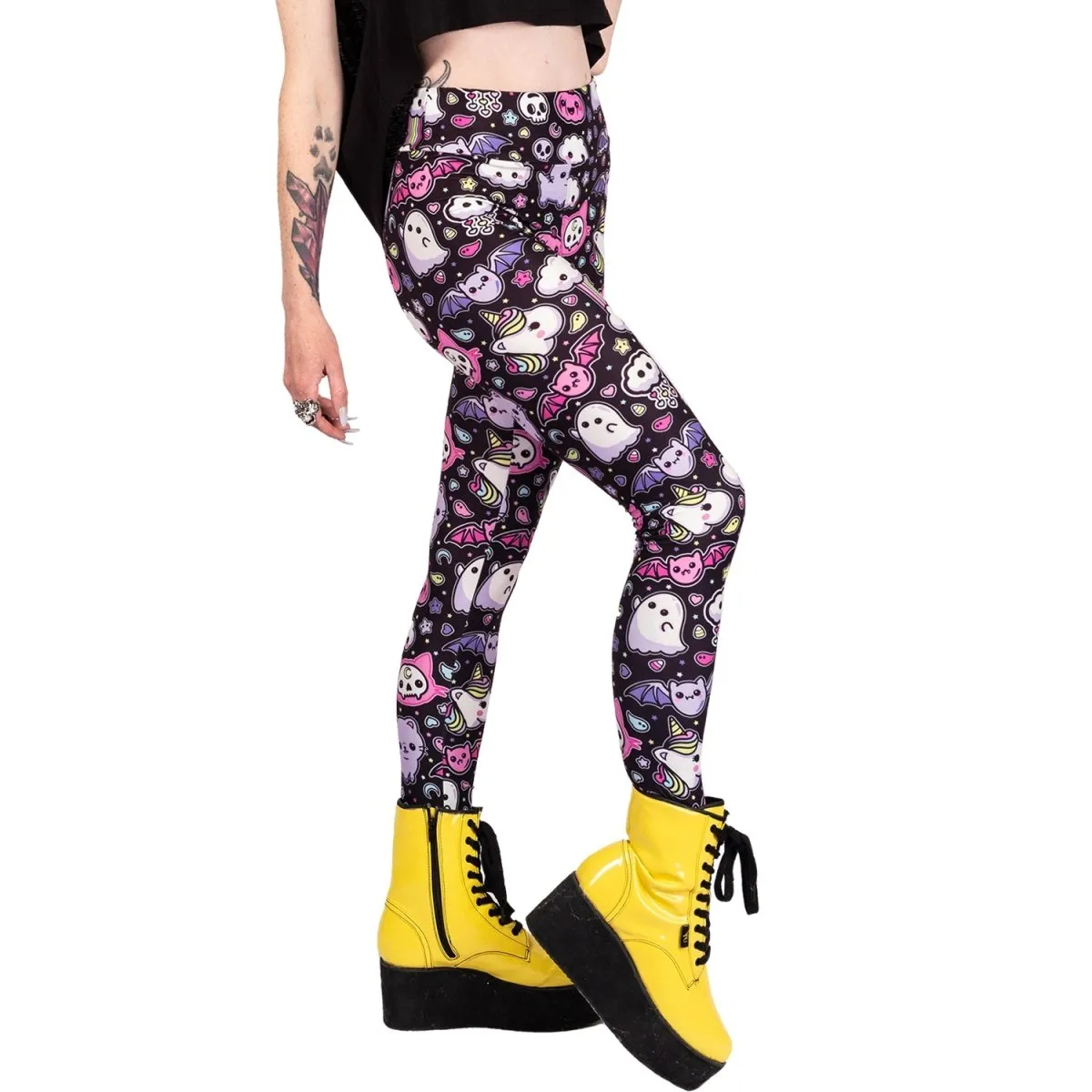 Rainbows & Unicorns High Waist Leggings