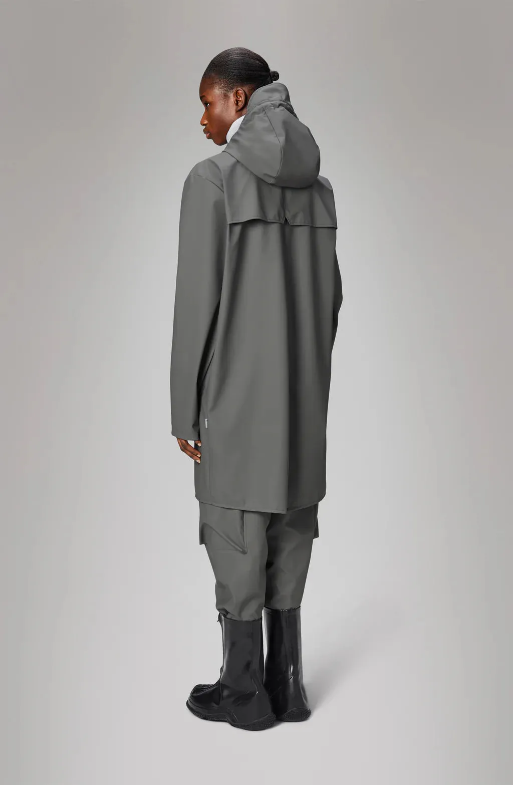 RAINS LONG JACKET W 3 - GREY