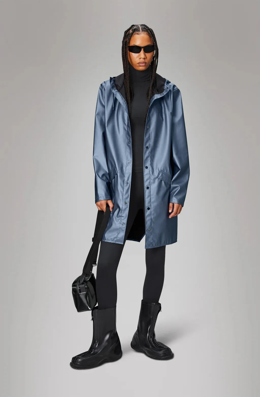 RAINS LONG JACKET W3 - BAY