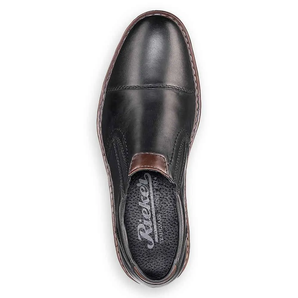 Rieker Men's 17659-00 Black/Brown