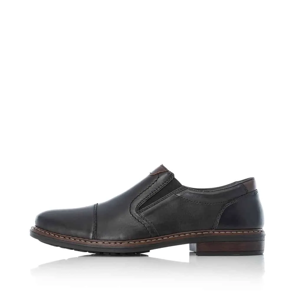 Rieker Men's 17659-00 Black/Brown