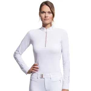 Samshield Aloise Long Sleeve Show Shirt - White/Rose Gold