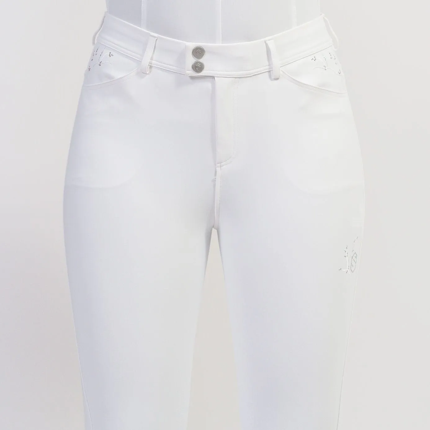 Samshield Jully Crystal Leaf Breeches - White