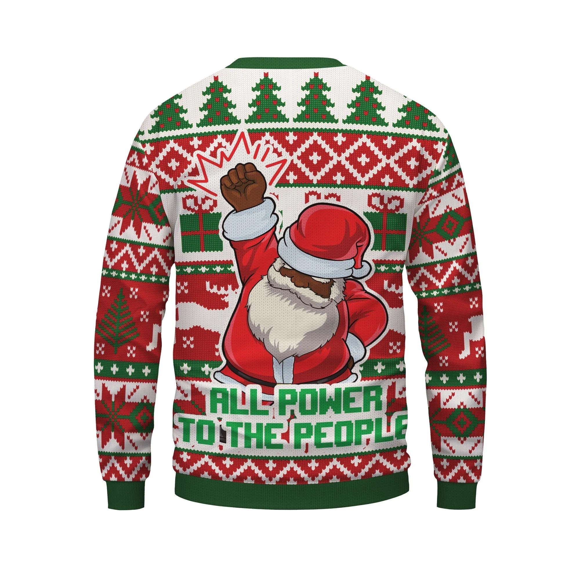 Santa Fist Ugly Sweatshirt