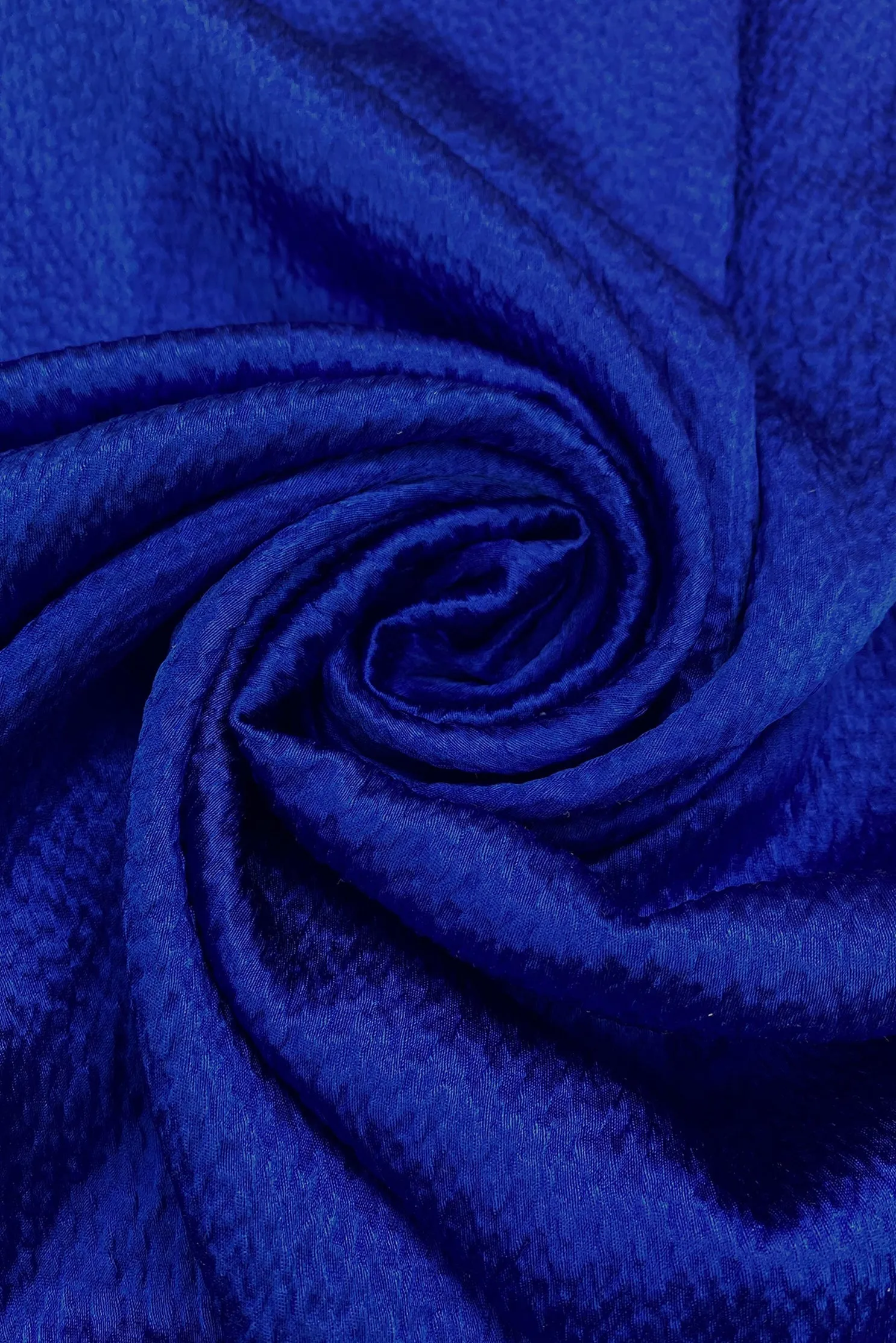 Sapphire Hammered Silk Satin