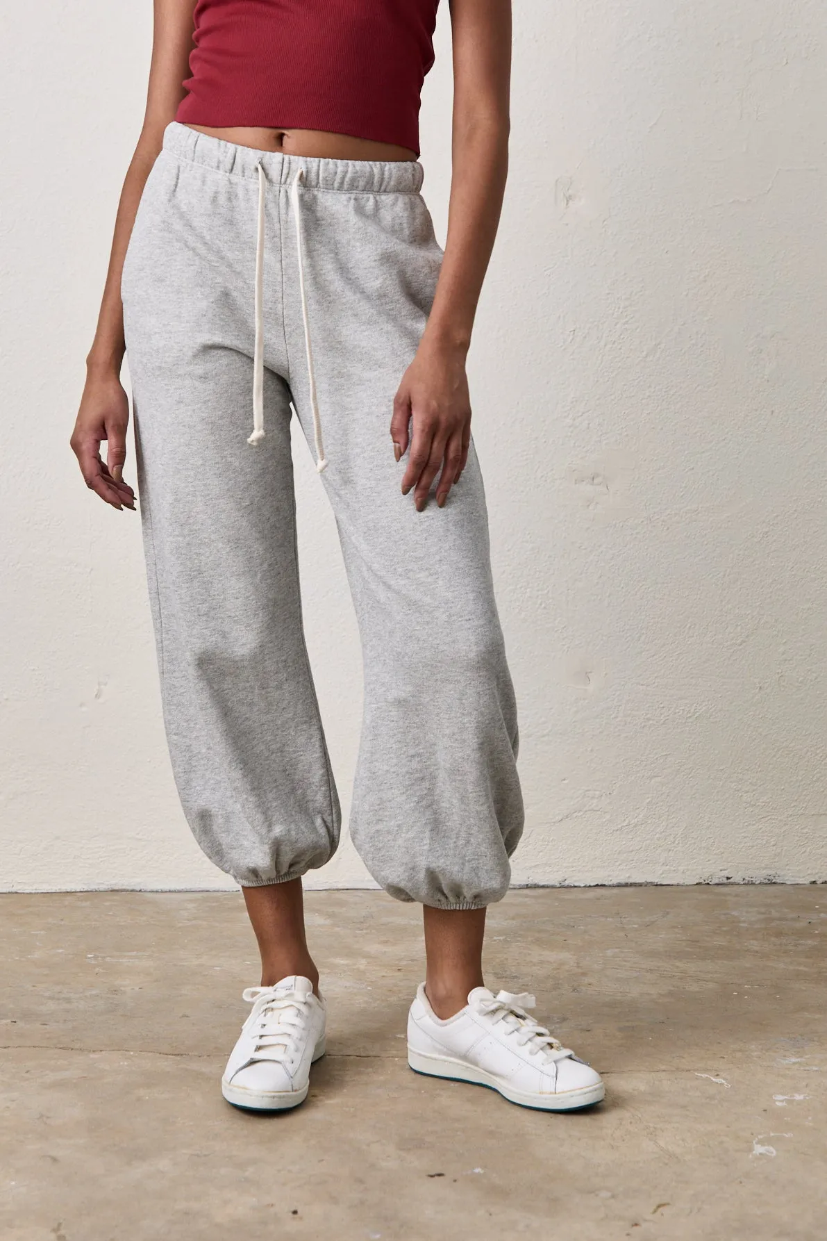 SHANE BILLOW SWEATPANT / HEATHER GREY