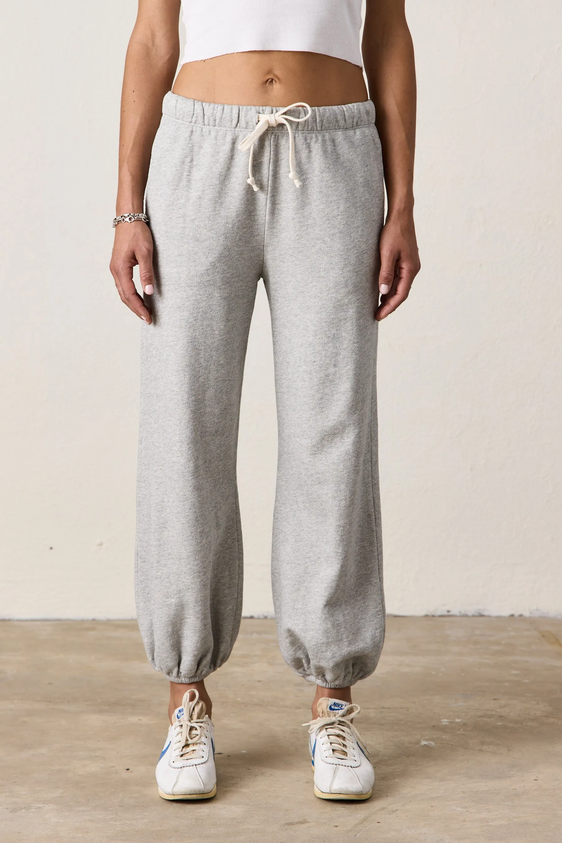 SHANE BILLOW SWEATPANT / HEATHER GREY