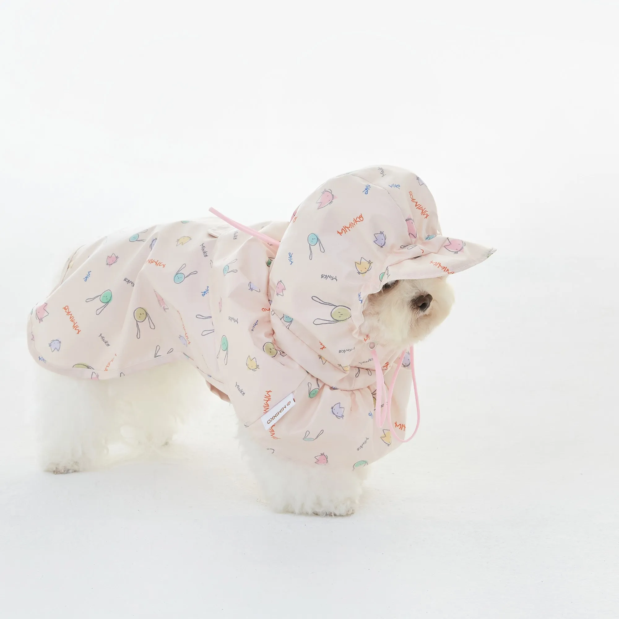 Sketch Pad Raincoat - Light Pink