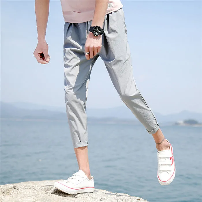 Slim Fit Casual Stripe Jogger Pants