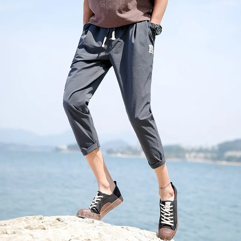 Slim Fit Casual Stripe Jogger Pants