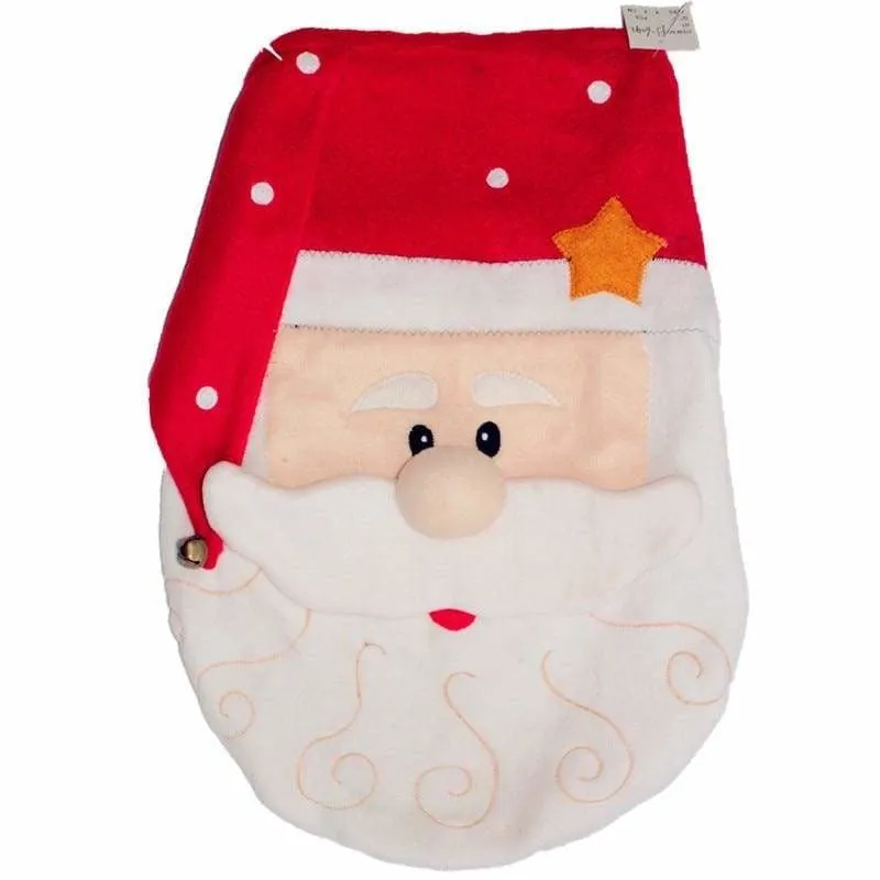 Snowman Santa Claus Toilet Lid Cover