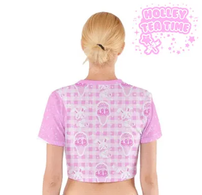 Sparkle Sweets Cotton Crop Top [made to order]