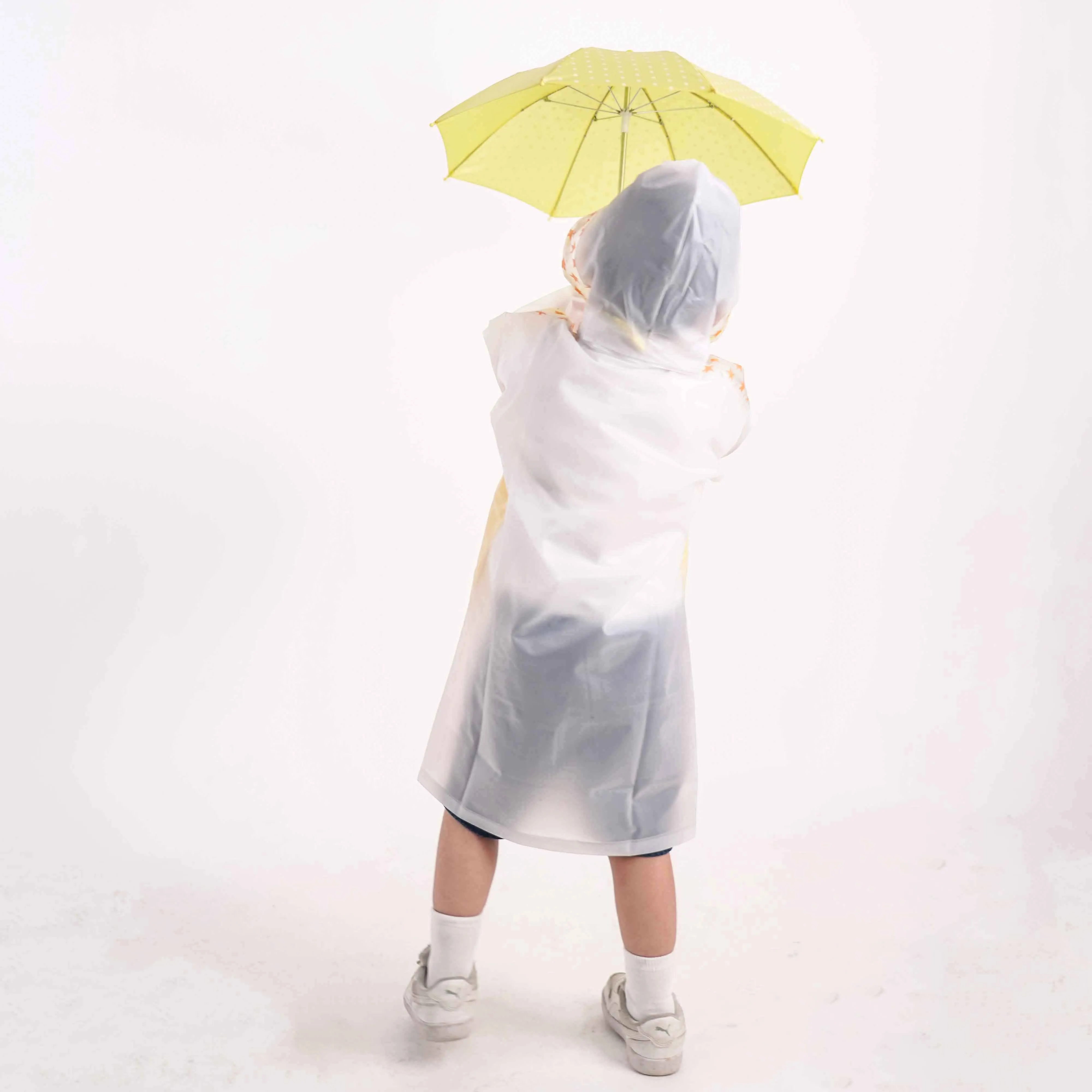 Splish Splash water-proof Kids Raincoat,Yellow (2-5Y)