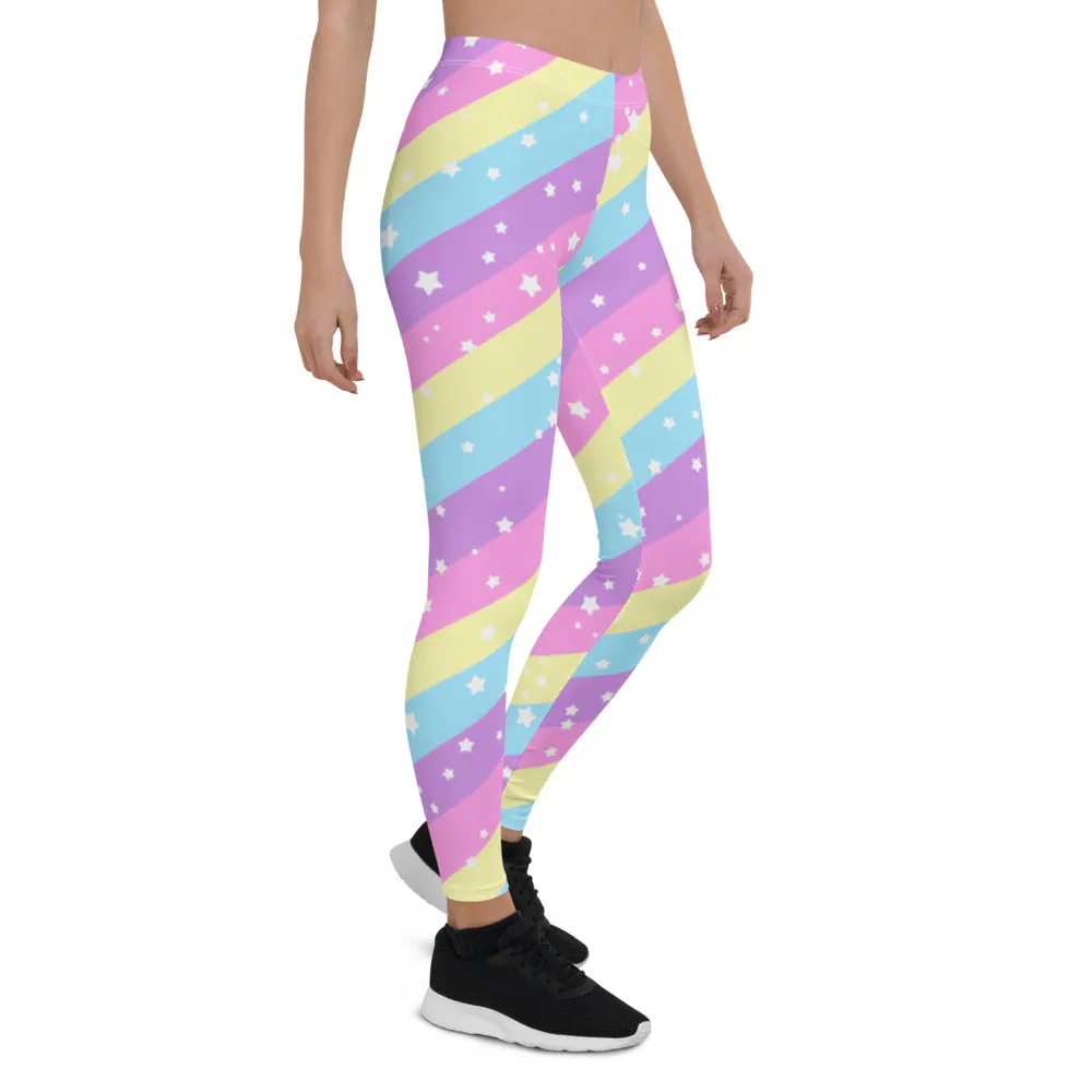 Starry Party Rainbow Leggings