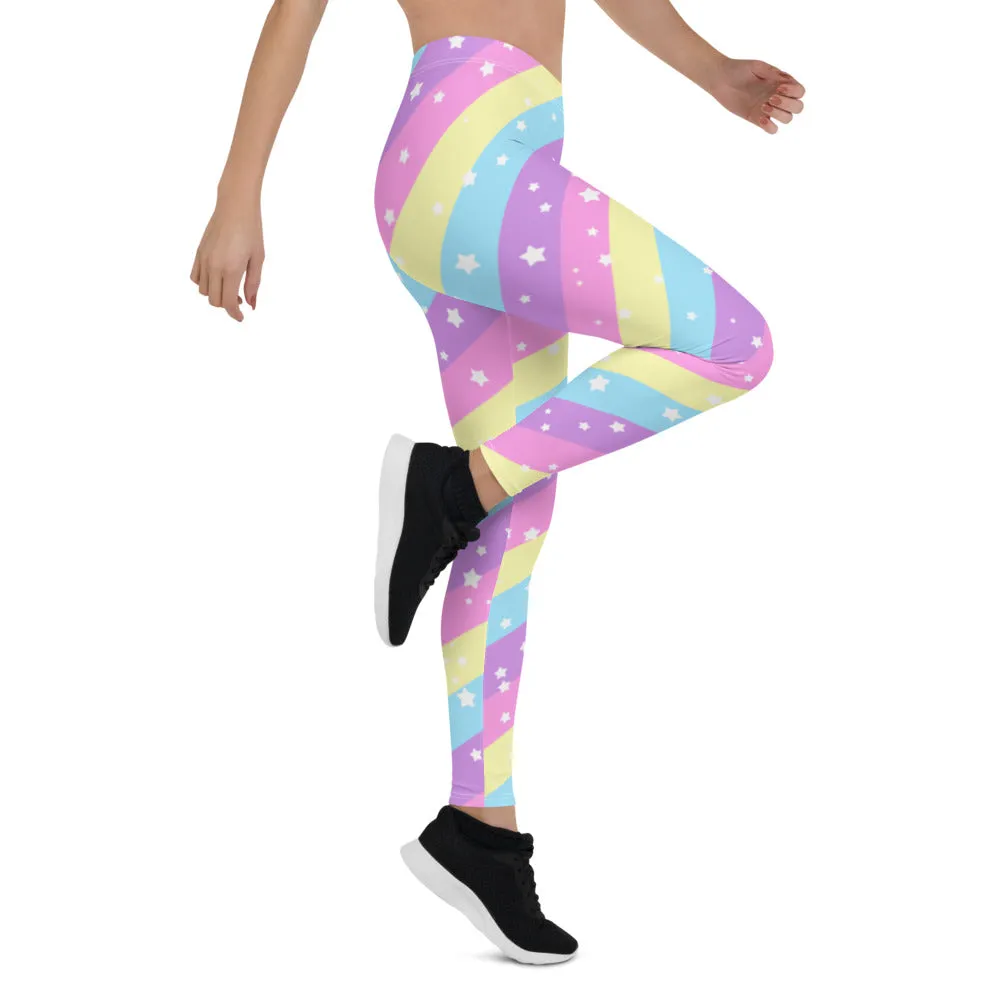 Starry Party Rainbow Leggings