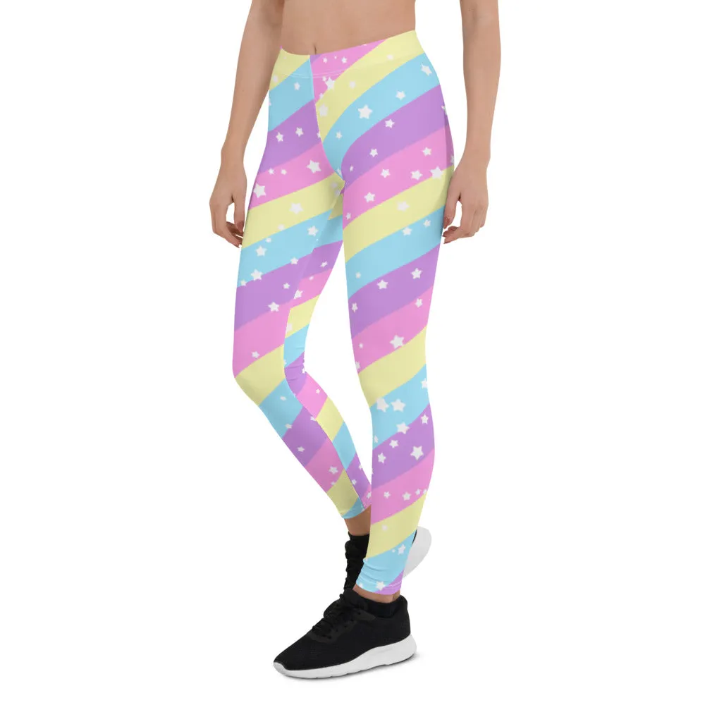 Starry Party Rainbow Leggings