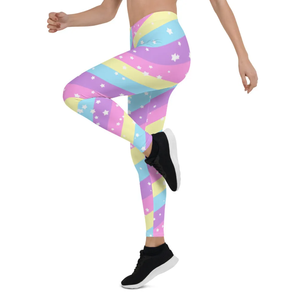 Starry Party Rainbow Leggings