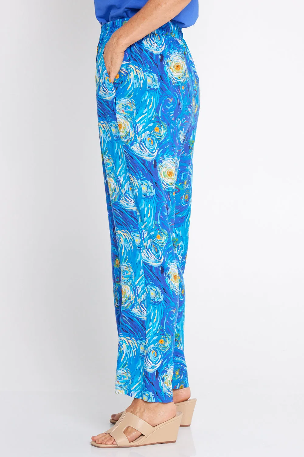 Summer Sands Pant - Electric/Starry Night