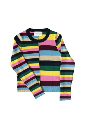 Sweet Stripe Cashmere Sweater, Multi