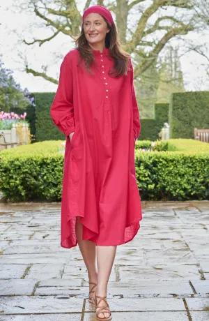 'Talia' Slub Cotton Shirtdress